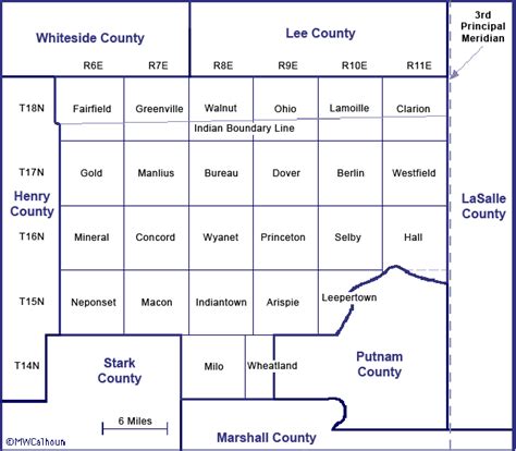 Bureau County Il Map Billye Sharleen