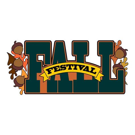 fall festival sticker 16645235 Vector Art at Vecteezy