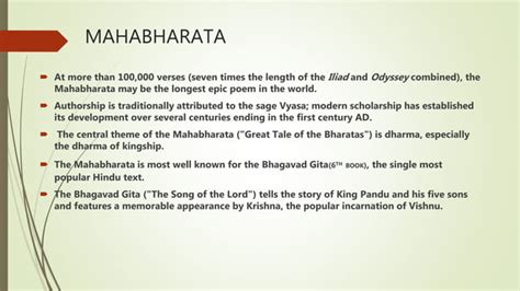 Ancient Indian Literatures Sacred Literature Ppt