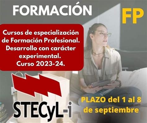 Cursos de especialización de Formación Profesional para el curso