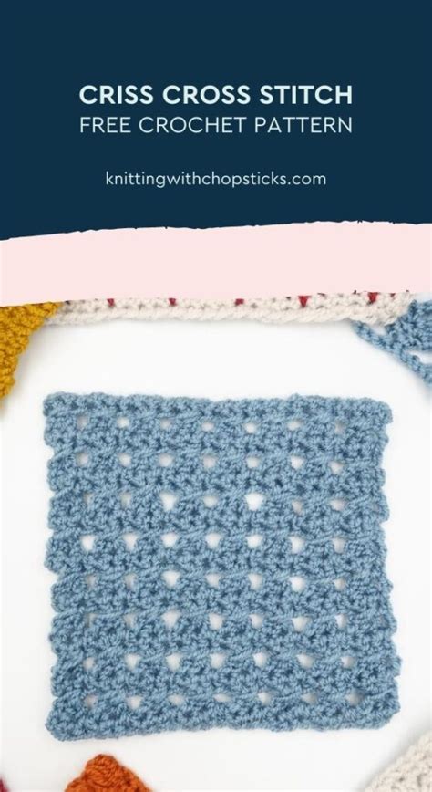 Criss-Cross Crochet Stitch Pattern - FREE Crochet Stitch Tutorial