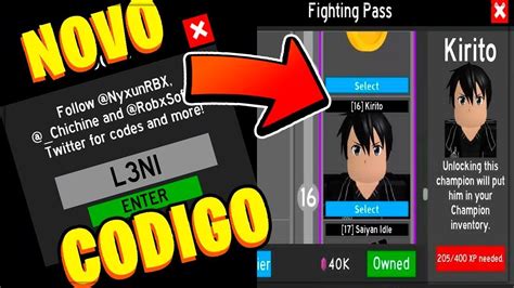 Todos Os Codigos De Anime Fighting Simulator Setembro