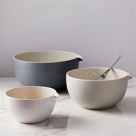 Kaloh Stoneware Mixing Bowls (Set of 3) - Ombre | West Elm