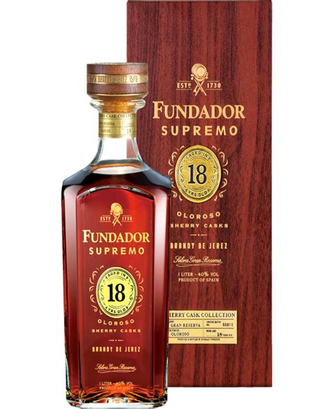 Fundador Supremo 18 Brandy Shop Casa Pedro Domecq