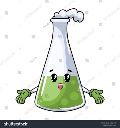 Glass Beakers Cartoon