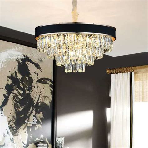 Shell Crystal Chandelier Light Luxury Living Room Dining Room Modern