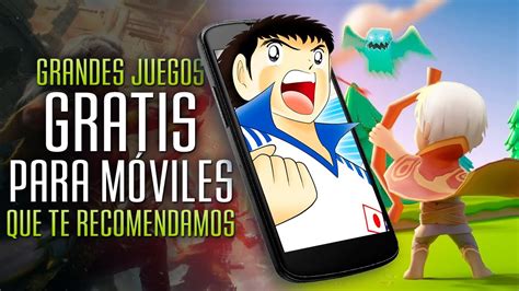 5 Grandes VIDEOJUEGOS GRATIS para móviles Android e iOS que te