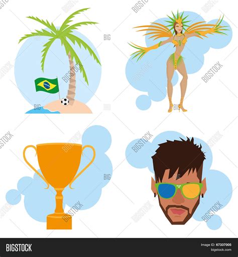 Vector Brazil Cartoon Vector & Photo (Free Trial) | Bigstock