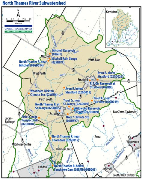 North Thames River Stream Gauges Upper Thames River Conservation