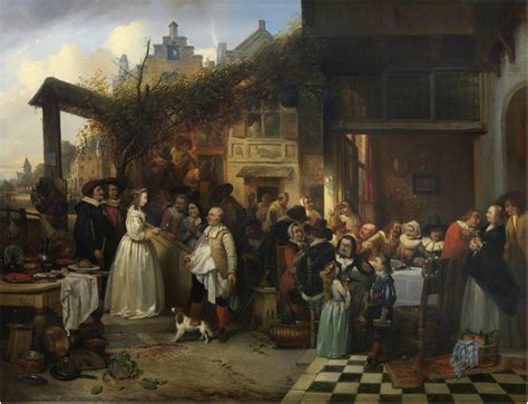 Jan August Hendrik Leys 1815 1869 — Wedding In Flanders In The