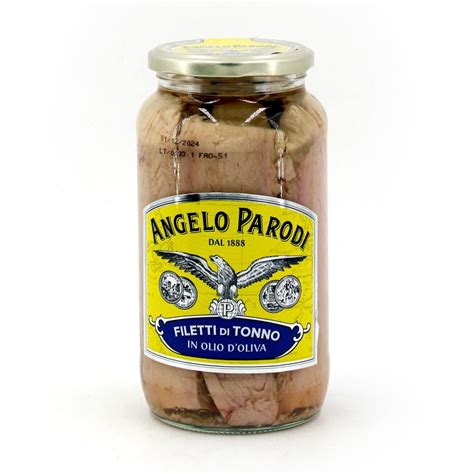 Angelo Parodi Filetti Di Tonno In Olio Di Oliva G Paladini Otello