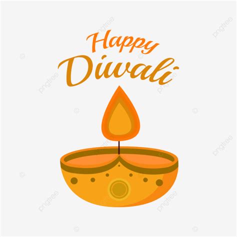 Happy Diwali Text With Diva, Happy Diwali, Diva, Diwali Diya PNG and ...