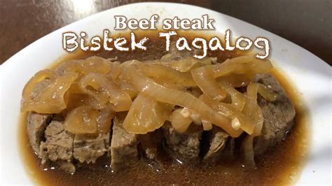 How To Cook Bistek Tagalog PROCEDURE Beef Steak YouTube