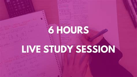 Study With Me Live Study Session 329 YouTube