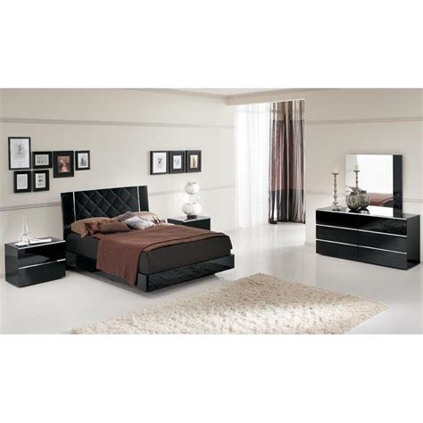 Black lacquer bedroom furniture sets | Hawk Haven