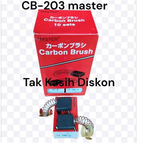 Jual Carbon Brush 203 CB 203 Kul Arang 203 MASTER Shopee Indonesia