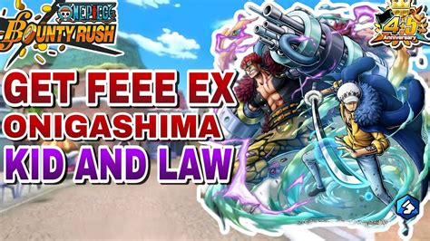 Opbr How To Get Free Ex Onigashima Kid And Law Bandai Claim It Now