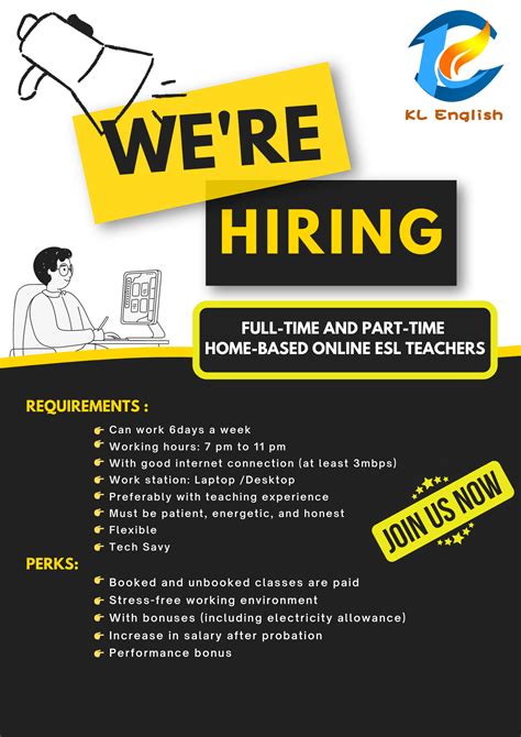 KL Online English - EXPRESS HIRING!! 📣📣 GET HIRED ASAP If you have the