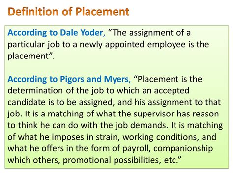 What is Placement? Meaning, Definition, Process & Benefits - Study Book ...