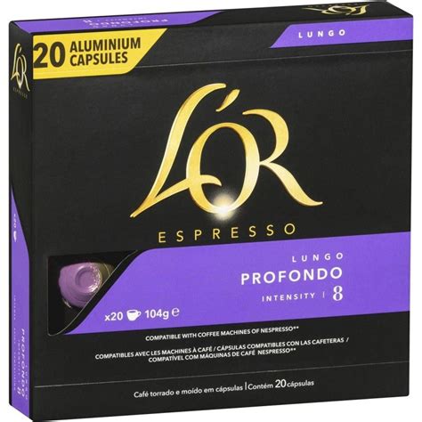 L Or Lungo Profondo N Maxi Format Compatible Nespresso