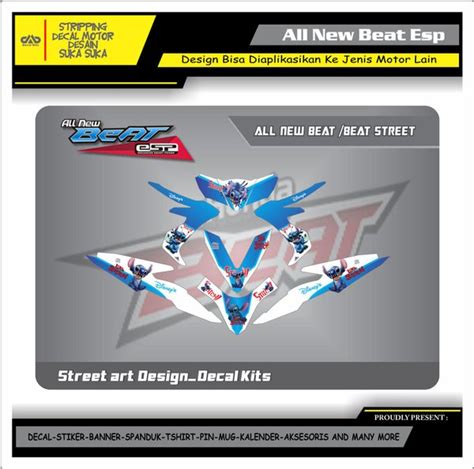 Jual STIKER DECAL ALL NEW BEAT ESP STREET 2019 FULL BODY Qlty B STITCH