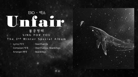 Exo Unfair Lyrics Han Rom Eng Youtube