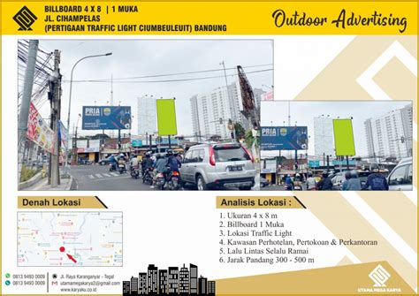 Sewa Titik Billboard Dan Baliho Di Bandung Jl Cihampelas Pertigaan