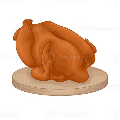 Illustration Of Roasted Chicken 36028975 Png