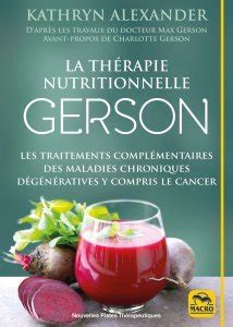 Quel régime choisir contre le cancer tumeur la thérapie Gerson