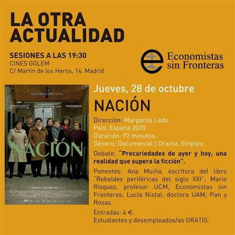 Cine Foro P Gina Economistas Sin Fronteras