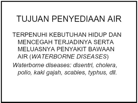 Penyediaan Air Bersih Ppt