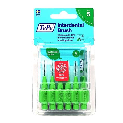 Brossettes Interdentaires TePe Vert 0 8 Mm ISO 5