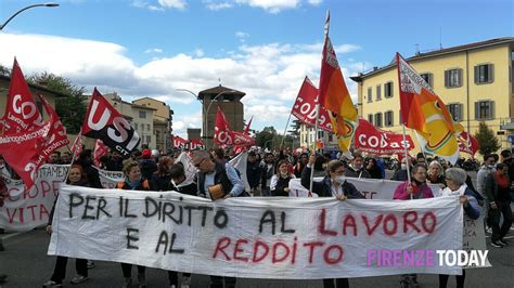 Sciopero Generale Dell Ottobre La Manifestazione A Firenze Per