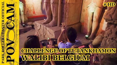 Challenge Of Tutankhamon On Ride Pov Cam Walibi Belgium Youtube