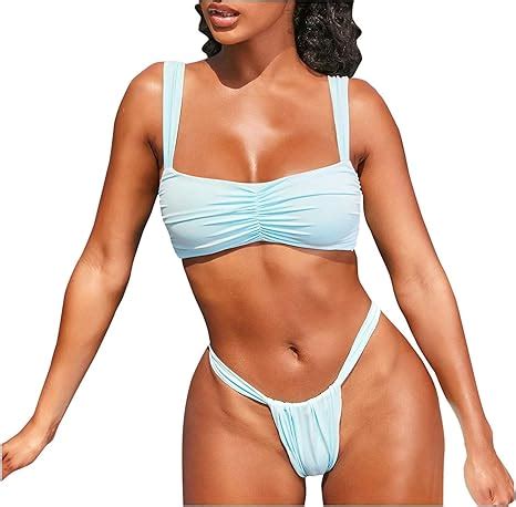 Damen Bikini Sets FüR Damen Push Up Damen Bikini Zweiteilige Badeanzug Bademode Push Up