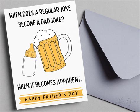 Printable Card for Husband, Funny Father's Day Card, New Father, Dad ...