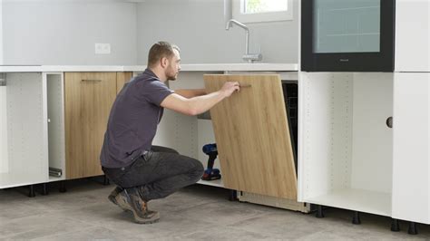 Como instalar uma máquina de lavar louça embutida fachada integral