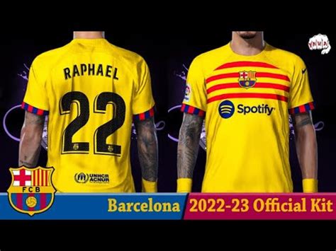 Barcelona Th Kit Pes Sider Youtube