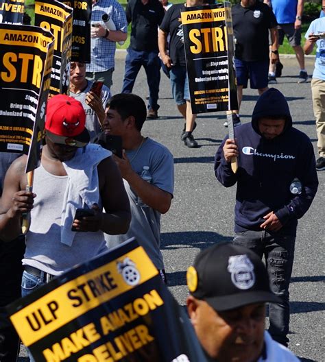 Teamsters Picket Amazon on Both Coasts in Expanding Strike ...