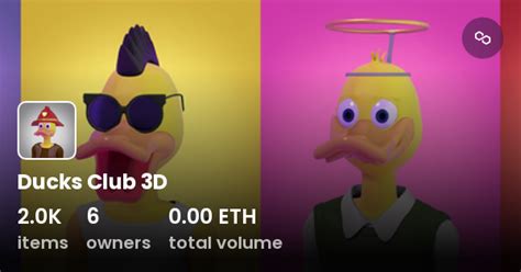 Ducks Club 3D Collection OpenSea