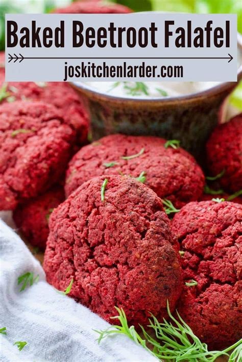 Baked Beetroot Falafel Jo S Kitchen Larder