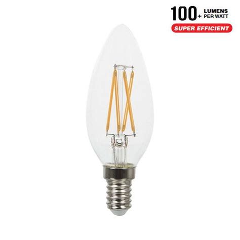 V Tac Lampadina Led E14 4w Filamento Naturale A Candela