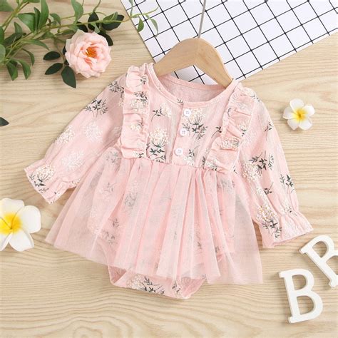 Adorable Grass Embroidered Baby Dress Style Your Little One