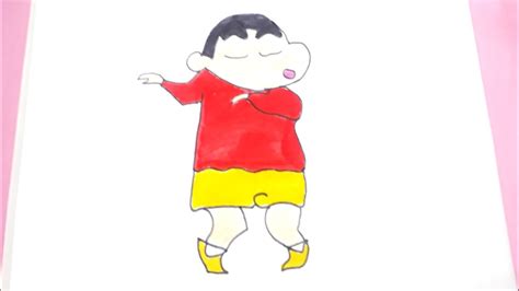 Shin Chan Cartoon Drawing And Colouring Kids Drawing Videoeasy Shin