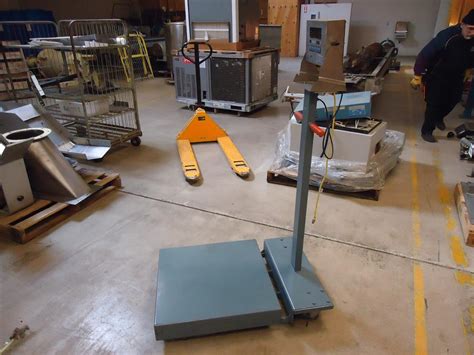 GSE Floor Platform Scale With Model 350 Indicator Scales Bench And Floor