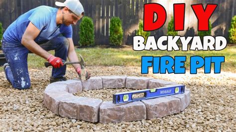 D I Y Backyard Fire Pit How To Build A Diy Fire Pit In Your Backyard