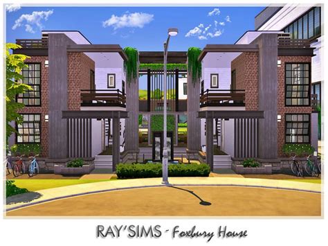 Sims 4 Dormitory Foxbury House University Housing