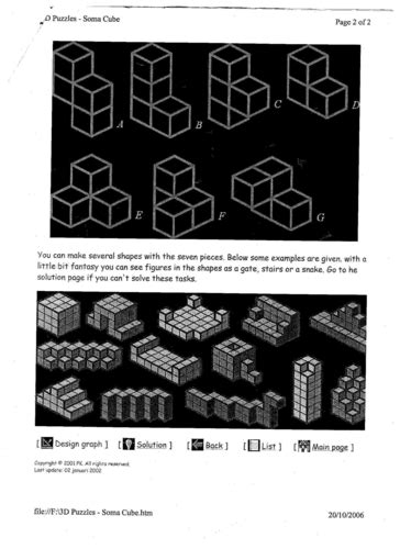 3D Printed Soma Cube by Petre | Pinshape