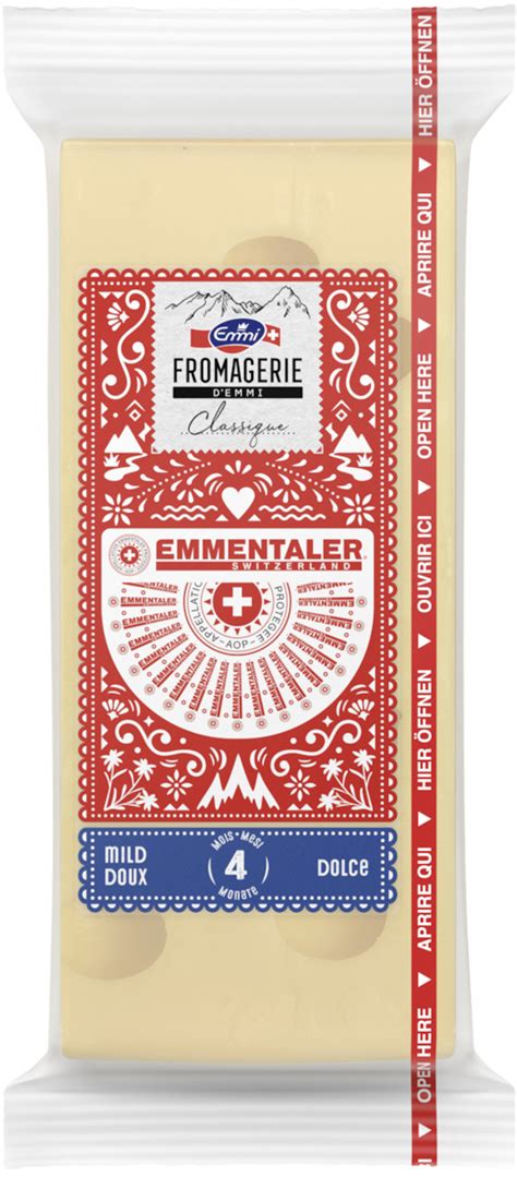 Emmi Emmentaler Mild Portion 4 Monate 6 X 250 G