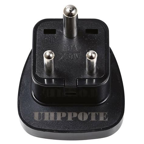 Grounded Type D Travel Trip Plug Adapter Adaptor For India Africa Nepal